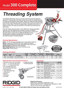 Tools for Bending & Threading