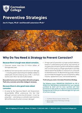 Strategies to Prevent Corrosion
